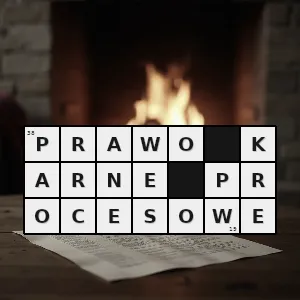 Hasło krzyżówkowe ogół norm prawnych regulujących działalność zwaną procesem karnym stosowanych w postępowaniach o czyny zabronione przez ustawę karną - prawo karne procesowe – rozwiązanie, synonimy, podpowiedzi i definicje krzyżówkowe